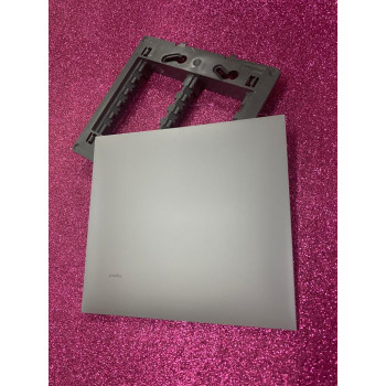 Placa Cega 4x4 - Pial Plus + Cinza 